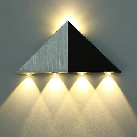 ccsun luces de pared led triangulares