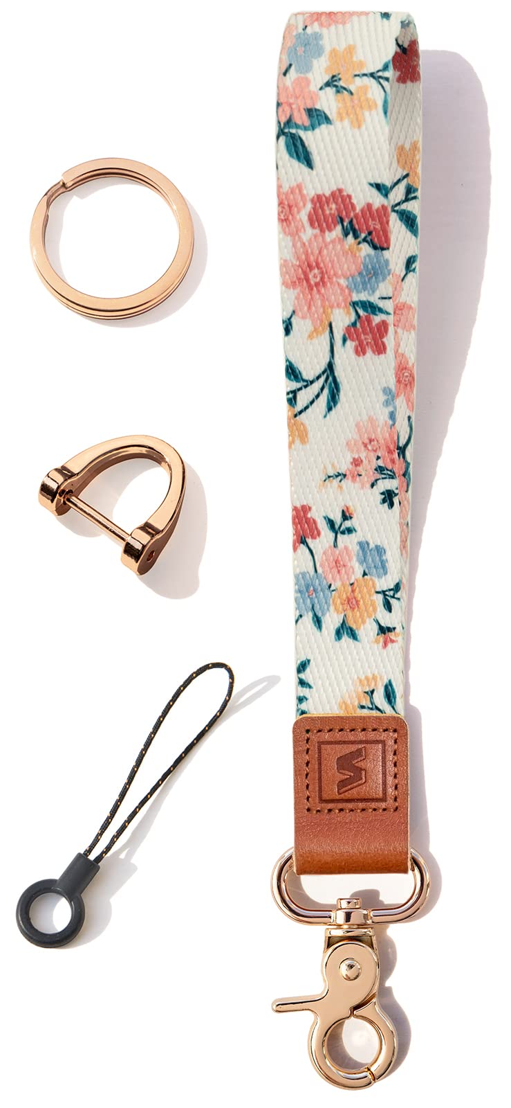 SENLLY Wristlet Lanyard Strap for Keys, Original Pattern Design Wrist Keychain Holder