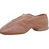 Bloch SO485 Slipstream Slip-On Split Sole Jazz Shoe Tan (485 s0485)