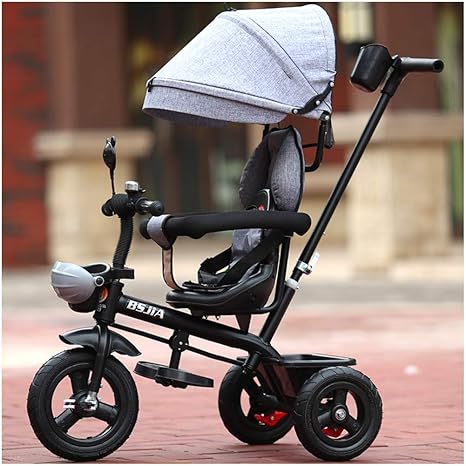 Hejok Triciclo para Niños con Capota, Triciclo para Niños 4 En 1 Edad 1-3-2-6 Carretero De 3 Ruedas Diseño Inteligente Niños Niño Niños Trike, Section D: Amazon.es: Deportes y aire libre