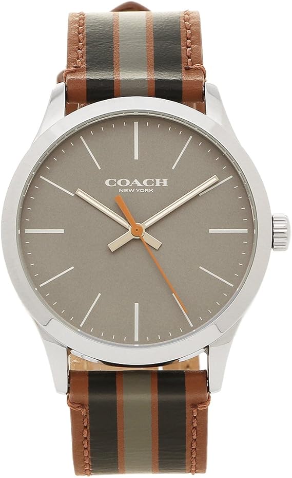 Amazon Co Jp コーチ 腕時計 メンズ アウトレット Coach W1545 Dd0 ブラウン シルバー ブラック 並行輸入品 腕時計
