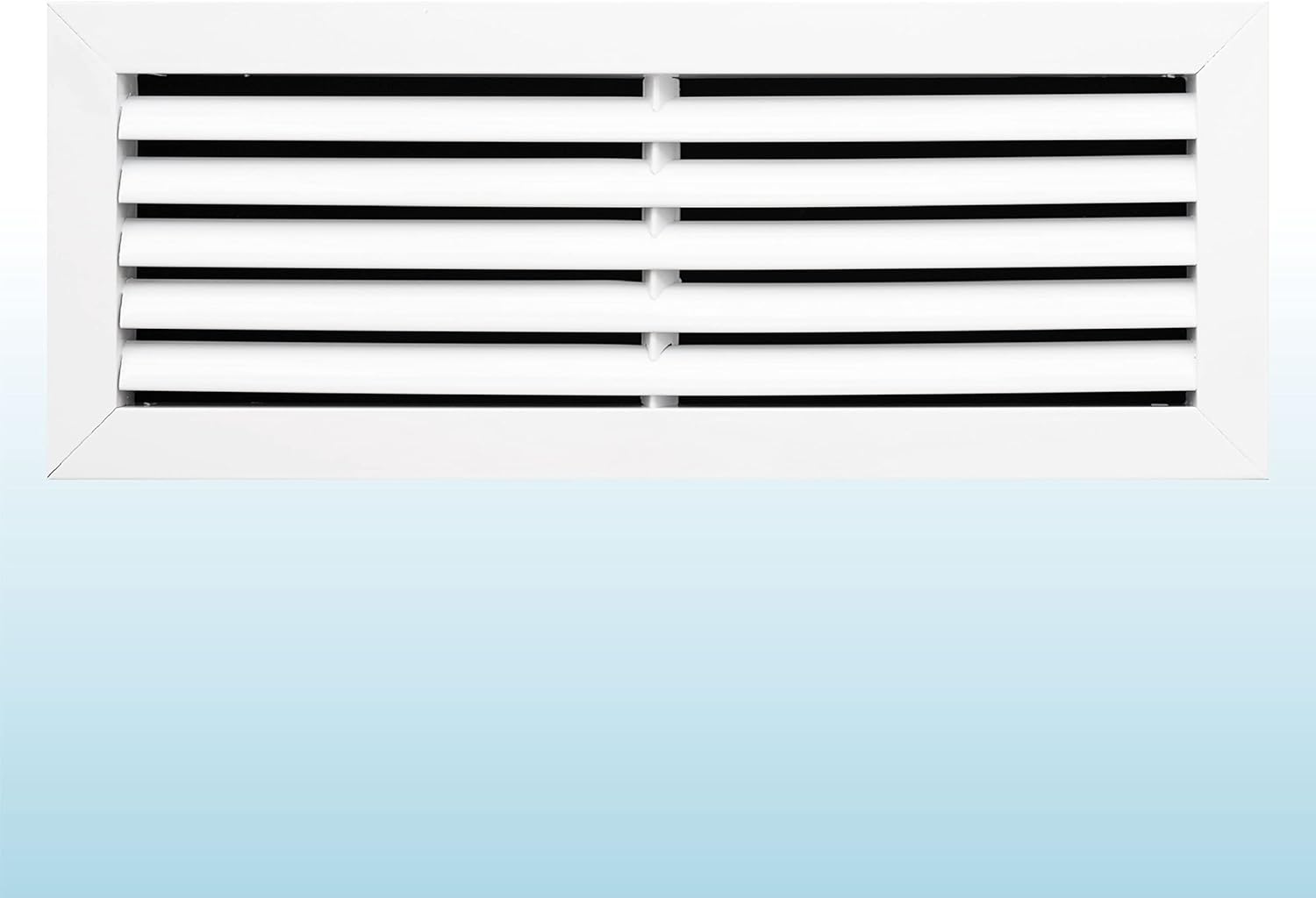Registers, Grilles & Vents - Aluminum Return Grille for 18x6” Duct Hole - Easy Air Flow Ceiling/Sidewall Vent Cover Without Damper - 19.6x7.6