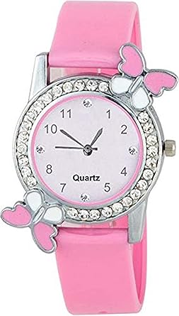 Analog Chronograph Pattern Pink Watch for Womens