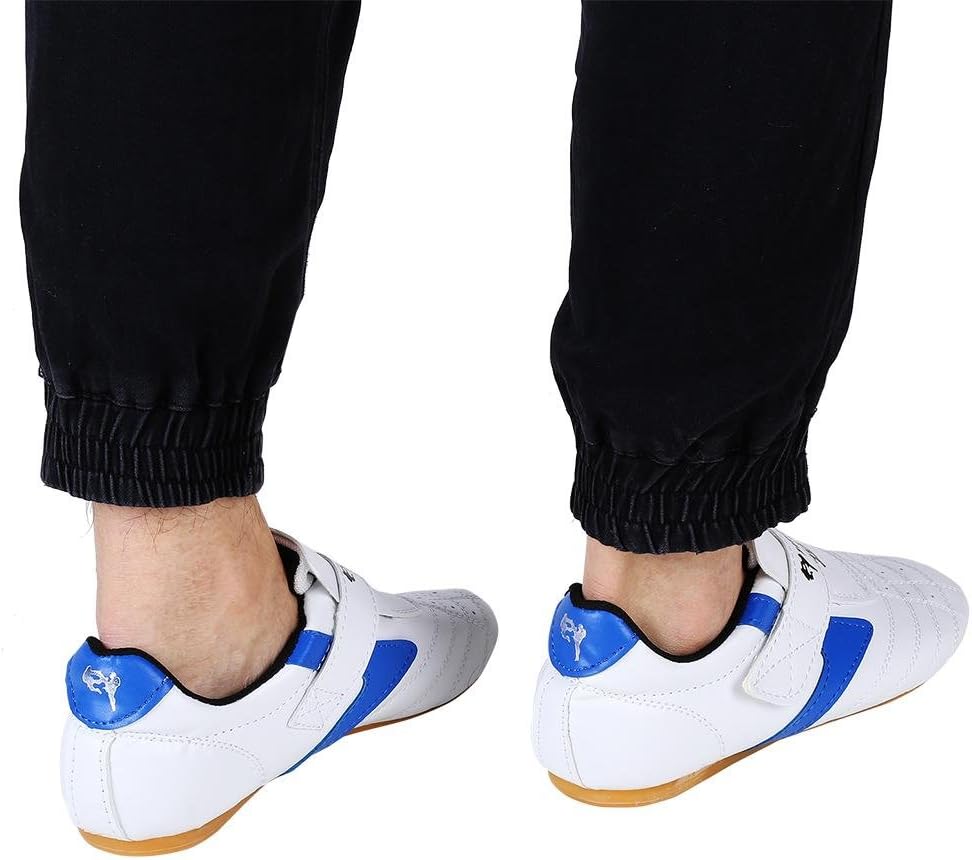 Vbestlife Taekwondo Shoes Men Women Kids Martial Art Shoes Karate Kung Fu Tai Chi Shoes Comfortable Lightweight Taekwondo Training Sports Shoes - Blue : Sports & Outdoors