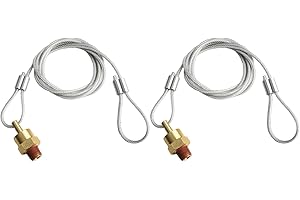 High Performance Air Tank Drain Valve 2PCS, 14 NPT, for Air Brake Systems with Maximum Pressure Rating of 200 PSI