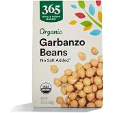 365 by Whole Foods Market, Organic Unsalted Garbanzo Beans, 13.4 Ounce