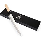 Sashimi Sushi Knife 10 Inch - Perfect Knife For Cutting Sushi & Sashimi, Fish Filleting & Slicing - Very Sharp Stainless Stee