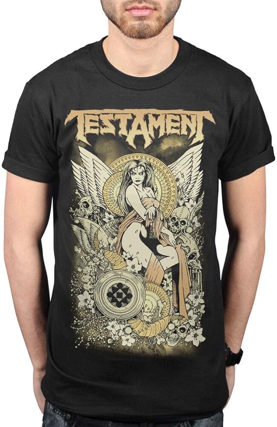 Testament Maiden TShirt Thrash Metal Band Rock Fan Merch Amazon.co.uk