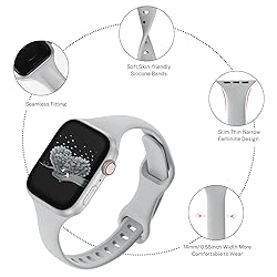 Slim Thin Narrow Bands Compatible with Apple Watch