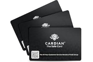 CARDIAN Stealth RFID Guard Shield x3 - Slim RFID Blocking Card Protector, Safecard Shield Credit Card Blocker, Protect ID Card for Passport RFID/NFC Anti-Theft Blocking Card Fraud Shield for Travel