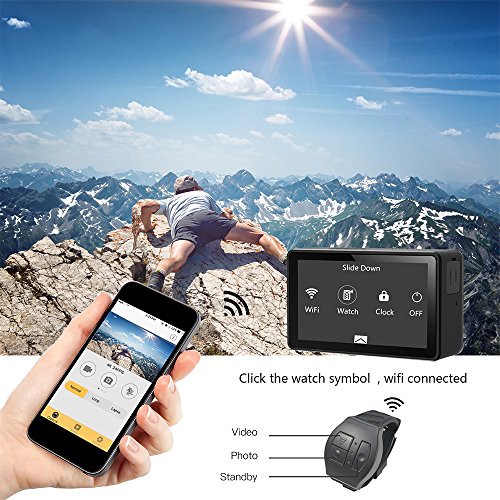 OnReal 4K Action Camera 16MP Photo Resolution 2.45’’ Touch Screen