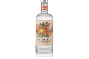 Abstinence Cape Citrus Non Alcoholic Spirit, 750ml, Award-Winning, Calorie-Free, Sugar-Free, Botanical Inspired, Vibrant Citrus and Warm Spice Notes, Zero Proof Mocktail Alternative