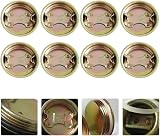 iplusmile 8pcs Steel Drum Bung Plugs Caps for 55 Gallon Barrels Plated Coated view 9