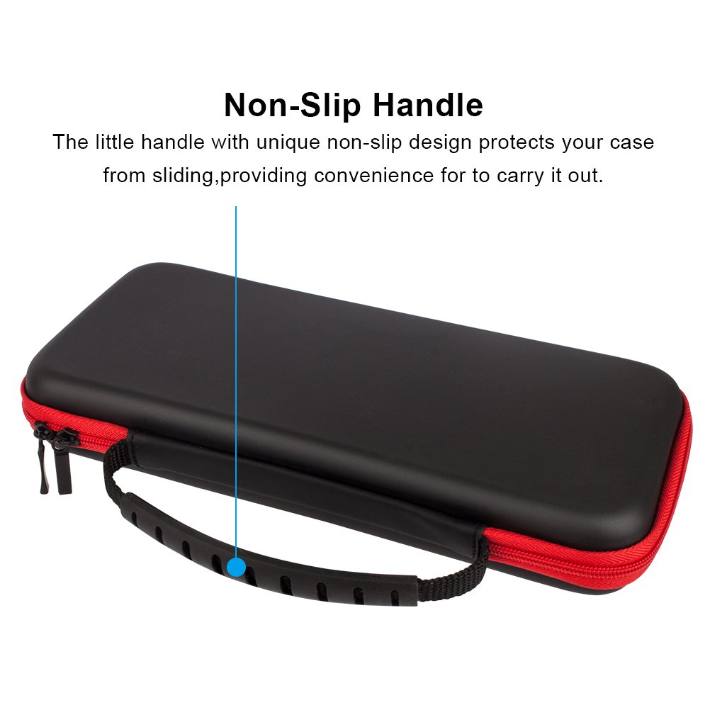 Nintendo Switch Carrying Case,Hard Shell Travel Carrying Protective Storage Bag for Nintendo Switch Console and Accessories