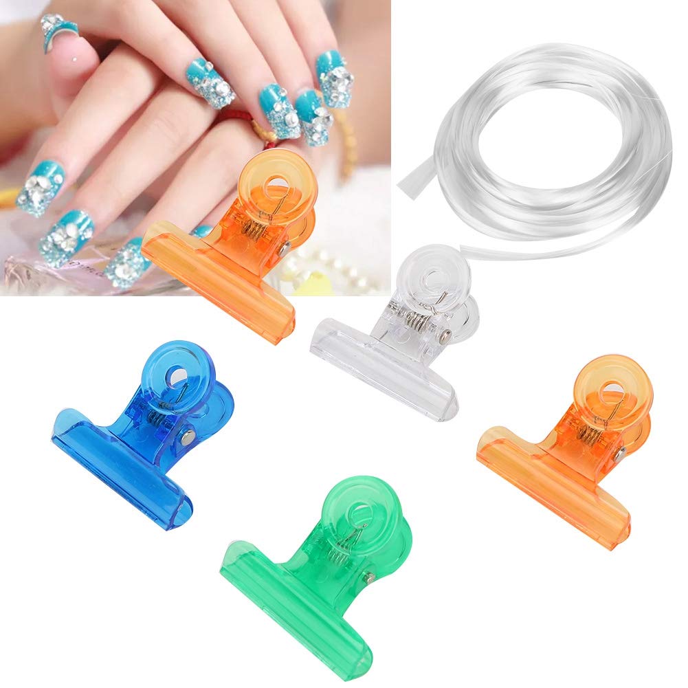 Fiberglass for Nail Extension, 50cm Fibernails Fiberglass for Nail Silk Extension Acrylic Tips Clips Salon Tool, Quick Extension Fiberglass Nails Strips for UV Gel Nails Art