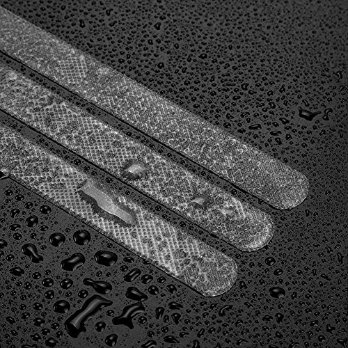 Wild Tribe 24 Pcs 15" Anti-slip Strips Shower Stickers Bath Safety Strips Transparent Non Slip Strips Stickers for Bathtubs Showers Stairs and Floors