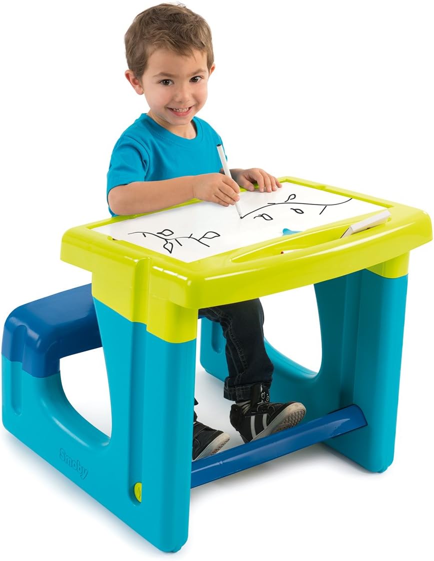 Smoby 420101 Bureau Petit Ecolier Ardoise Double Face Magnetique Craie 2 Feutres Et 6 Craies Inclus Bleu Amazon Fr Jeux Et Jouets Smoby 420101 Bureau Petit Ecolier Ardoise Double Face Magnetique Craie 2 Feutres Et 6 Craies Inclus Bleu Amazon Fr Jeux Et Jouets