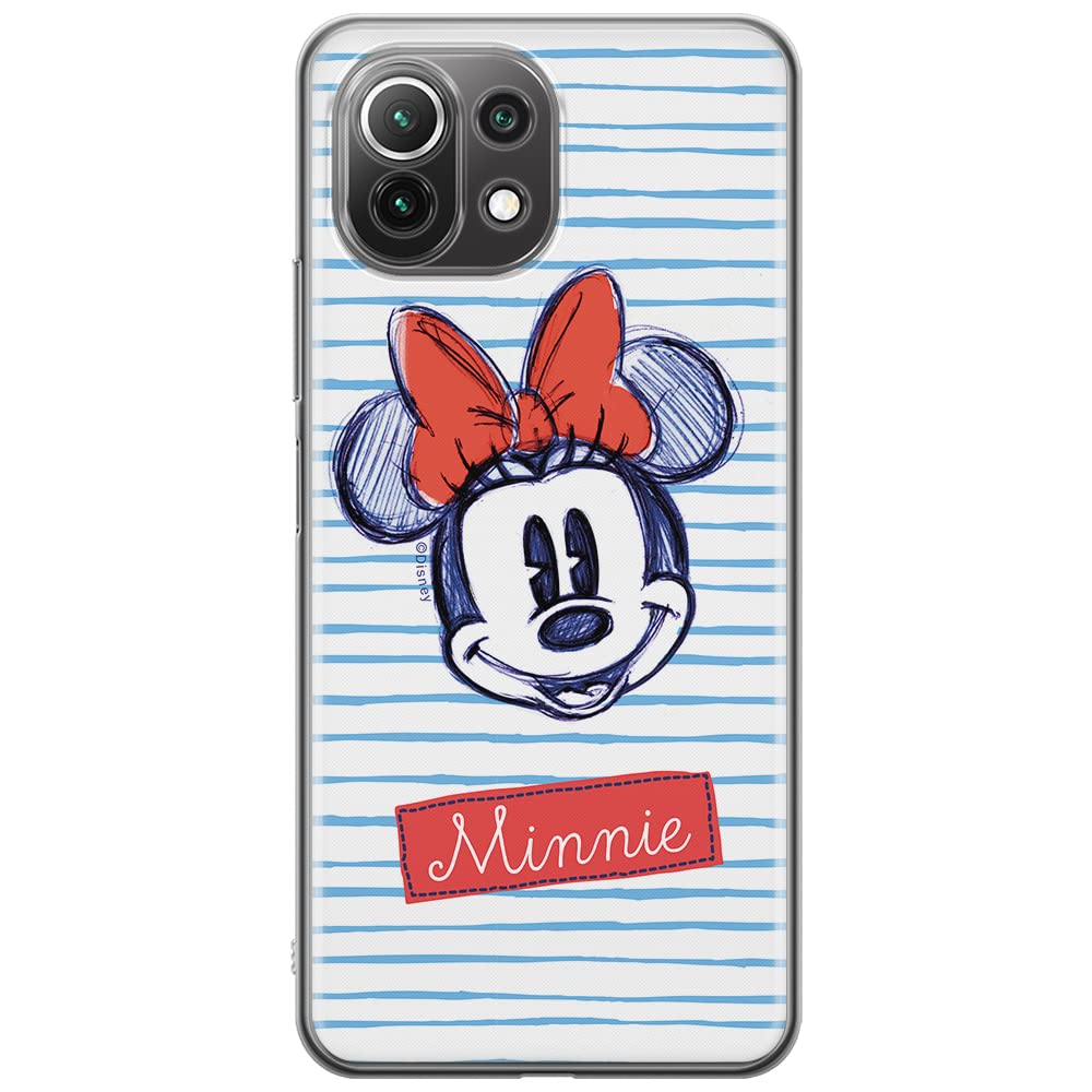 ERT GROUP mobile phone case for Xiaomi 11 Lite 4G/5G original and officially Licensed Disney pattern Minnie 011, case made of TPU
