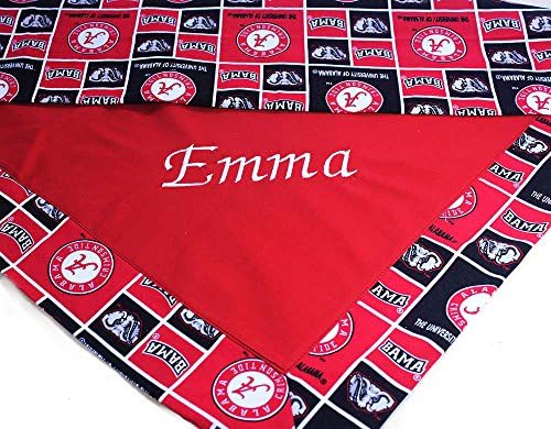 Personalized University of Alabama Bama Baby Blanket | Bama Baby Blanket | Alabama Baby Gift | Bama Stroller Blanket | Bama Crib Blanket (Crib Blanket (30" x 52"))