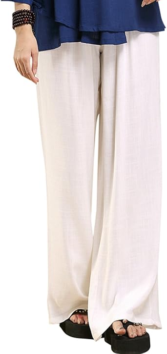 slim wide leg pants