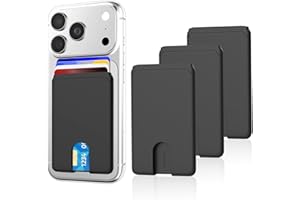 Phone Card Holder, Senose Silicone Phone Wallet Stick On Credit Card Holder, Id Card Pouch Compatible for iPhone iPhone 13/12