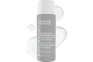 Paula’s Choice 6% Mandelic Acid + 2% Lactic Acid Exfoliant, Gentle Daily AHA Exfoliation for Discolouration, Bumpy Texture & 