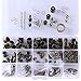 930 Pcs Anitique Bronze Plated Barrel Leather Cord Ends Cord End Cap 4mm-12mm, Lobster Clasp 10mm 12mm,jump ring 4mm-7mm, jump ring open tool and Extension Chains Kits Assorted Pack
