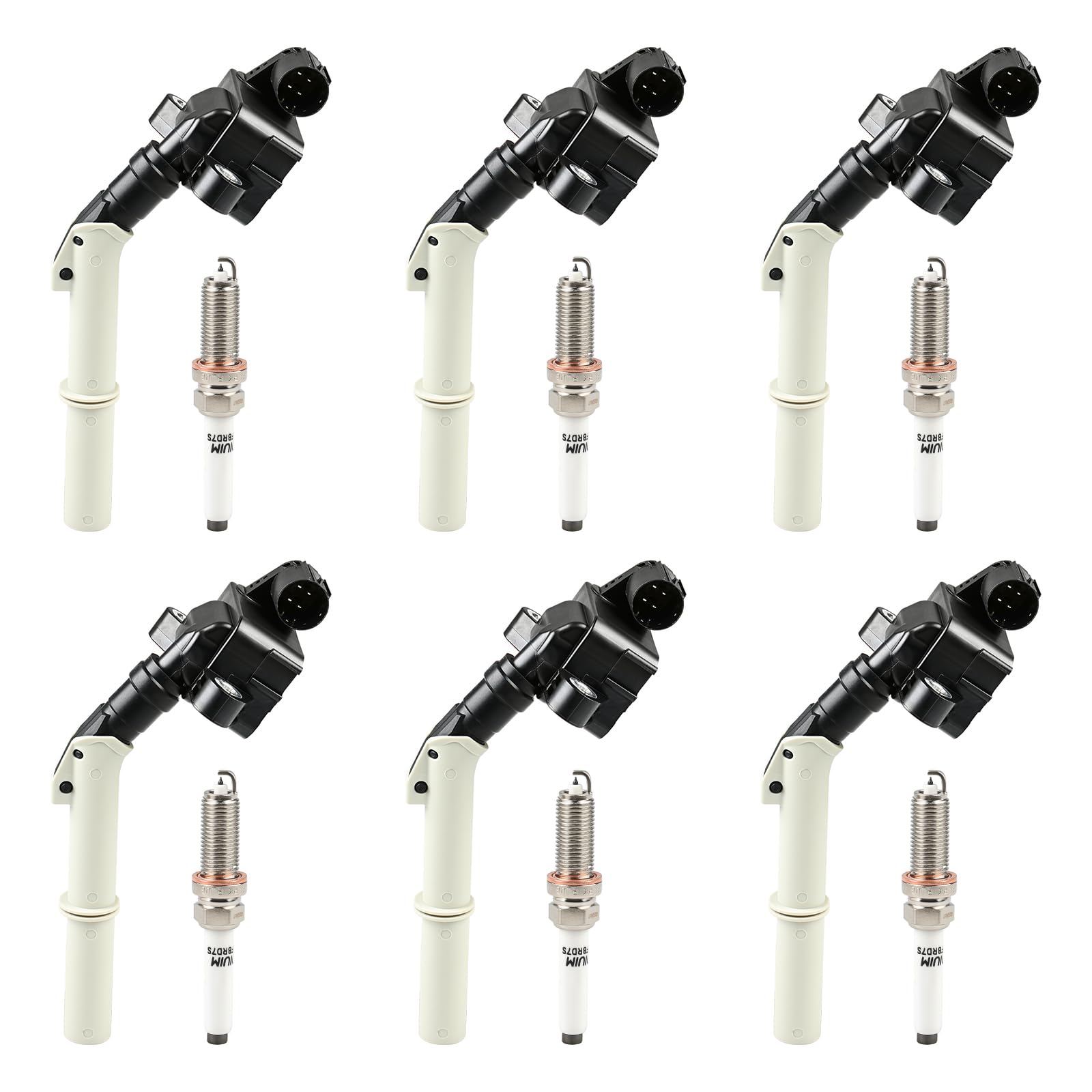 Photo 1 of VANJING Ignition Coils Pack and Spark Plug Compatible with Mercedes-Benz C300 C350 E350 ML350 V6 3.5L 2012-2016 Replacement for UF-806 UF806 NGK95875 2769060601 2769064500 2769065100 95875 Set of 6