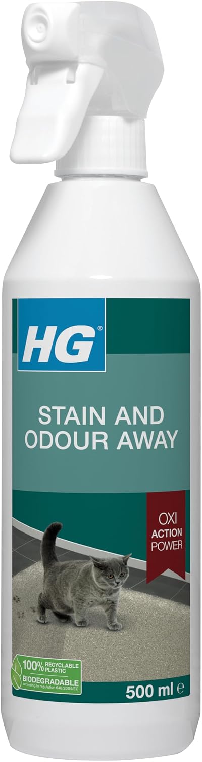 HG Cat Stain & Odour Remover Spray 500ml – OXI Action