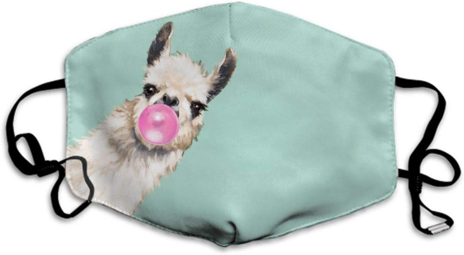 RUHUI Mouth Mask Pink Sand Beach Dust Mouth Mask Adjustable Earloop Polyester Mask