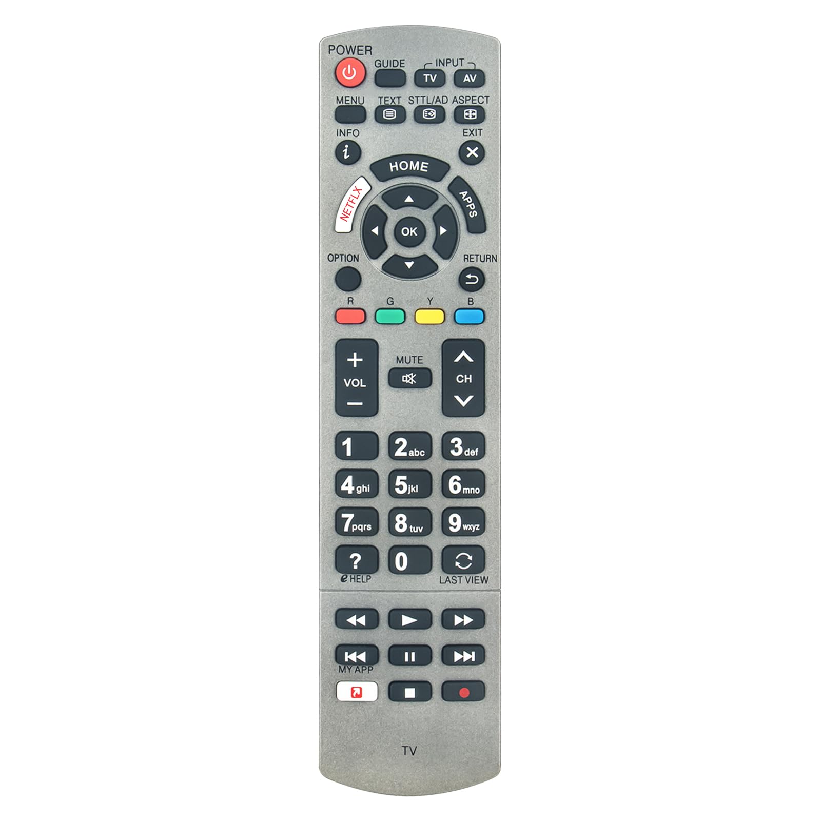 AULCMEET N2QAYB001120 New Replacement Remote Control fit for Panasonic LCD TV TH-55EZ950U TH-65EZ1000U TH-65EZ950U TH55EZ950U TH65EZ1000U TH65EZ950U