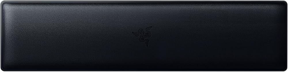 Razer Ergonomic Wrist Rest Tenkeyless Leatherette Black Keyboard Support