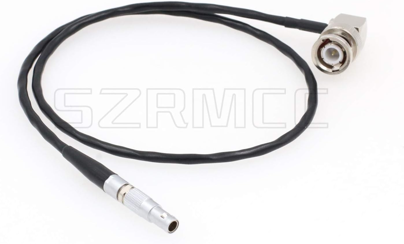 SZRMCC Time Code Input Cable for Red Epic Scarlet DSMC2 Camera 00B 4 Pin Male to BNC Male, Straight 4 Pin - Image 4