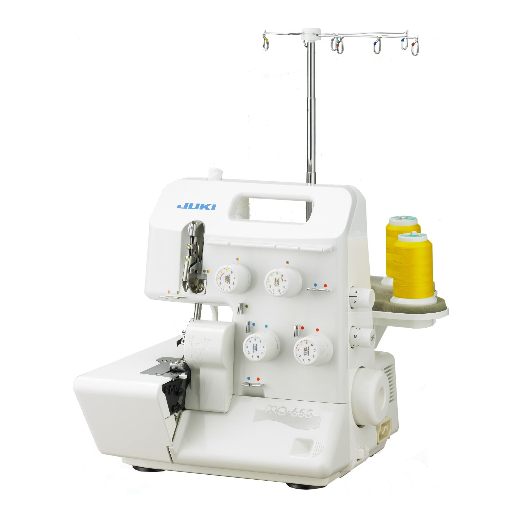 JUKI MO-655 2/3/4/5 Thread Serger Sewing Machine with Pearl Finish