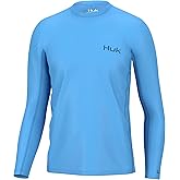 HUK Mens Icon X Long Sleeve Shirt, Performance Fishing Shirt