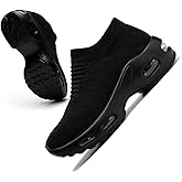 MRIP Women Walking Shoes Mesh Sneakers for Shoes for Slip on Sock Sneakers Women Nurse Loafers Light Weight Air Cushion Running Work Shoes