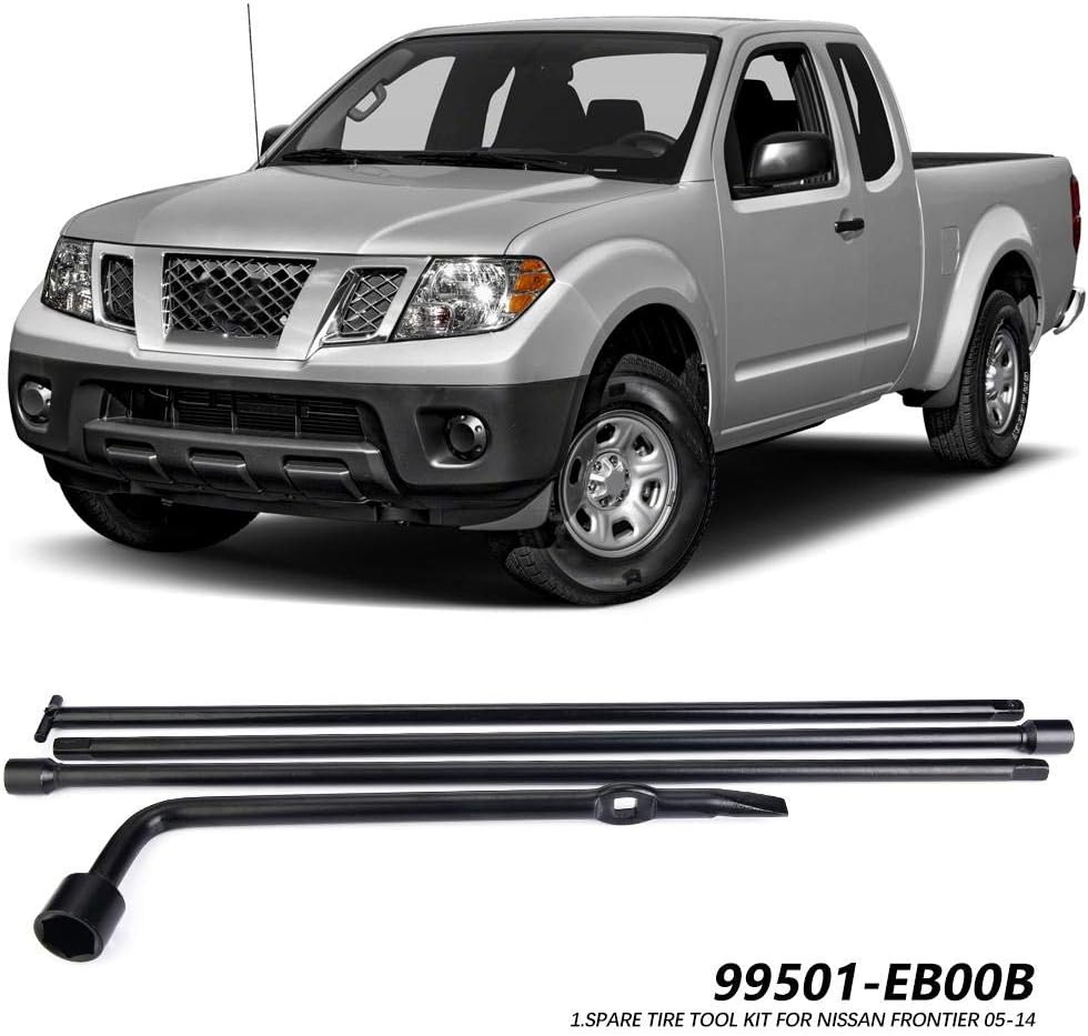 Fydun Jack Lug Wrench Spare Fork Wrench Tire tool kit 99501-EB00B NSSTW00002 for JX35 QX56 QX60 for ARMADA FRONTIER PATHFINDER TITAN XTERRA: Automotive