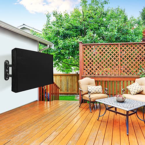 Mounting Dream Outdoor TV Cover Weatherproof with Bottom Cover for 41