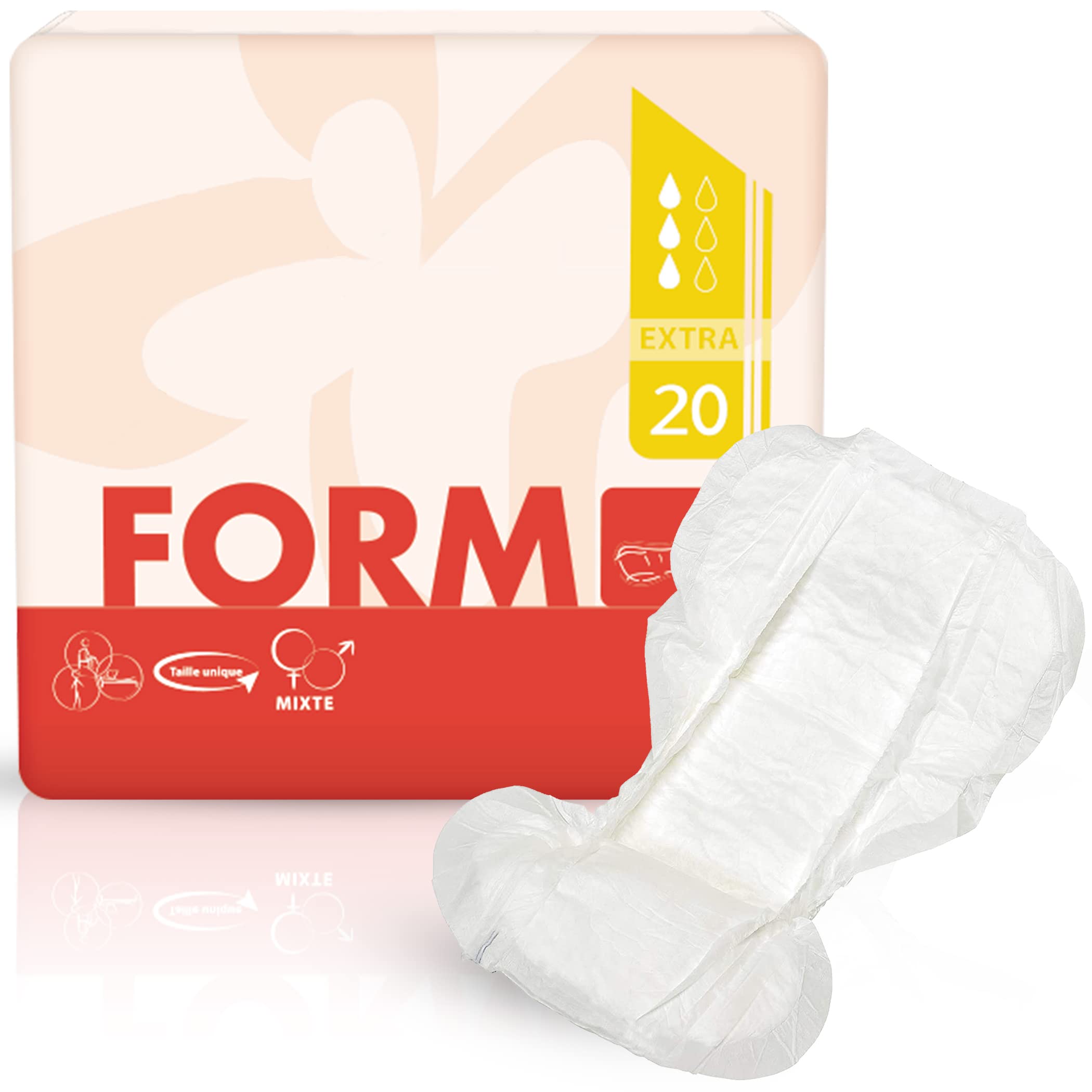 20 x Incontinence Pads Women & Men | Bladder Weakness Pads Women | Super Absorbent & Soft and Discreet | Mens Incontinence Pads | (1 Pack of 20)