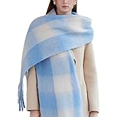 TMEOG Chunky Scarf for Women Winter Scarves Cold Weather Large Blanket Scarfs Soft Warm Shawl Wraps