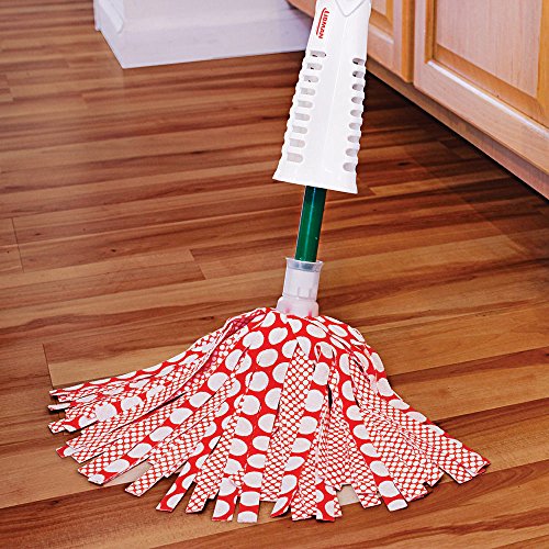 Libman Wonder Mop & Refills Kit for Tough Messes and Powerful Cleanup