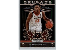 2019-20 Panini Prizm Draft Crusade #78 De'Andre Hunter Virginia Cavaliers Basketball Card
