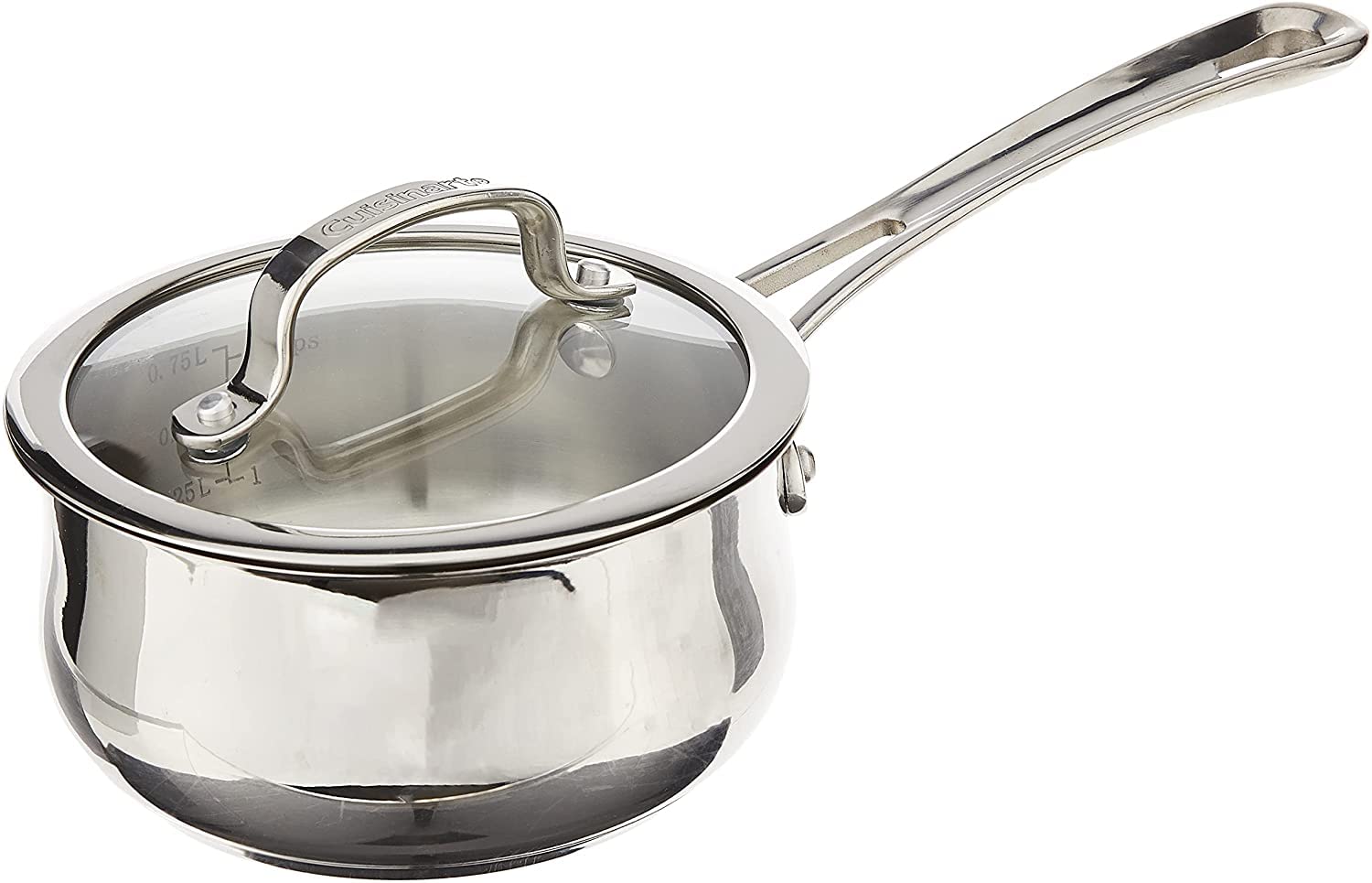 Cuisinart Contour Stainless 2-Quart and 1-Quart Saucepans Bundle Image