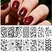 Born Pretty Flower Theme Nail Art Stamping Template Image Plate BP-L024