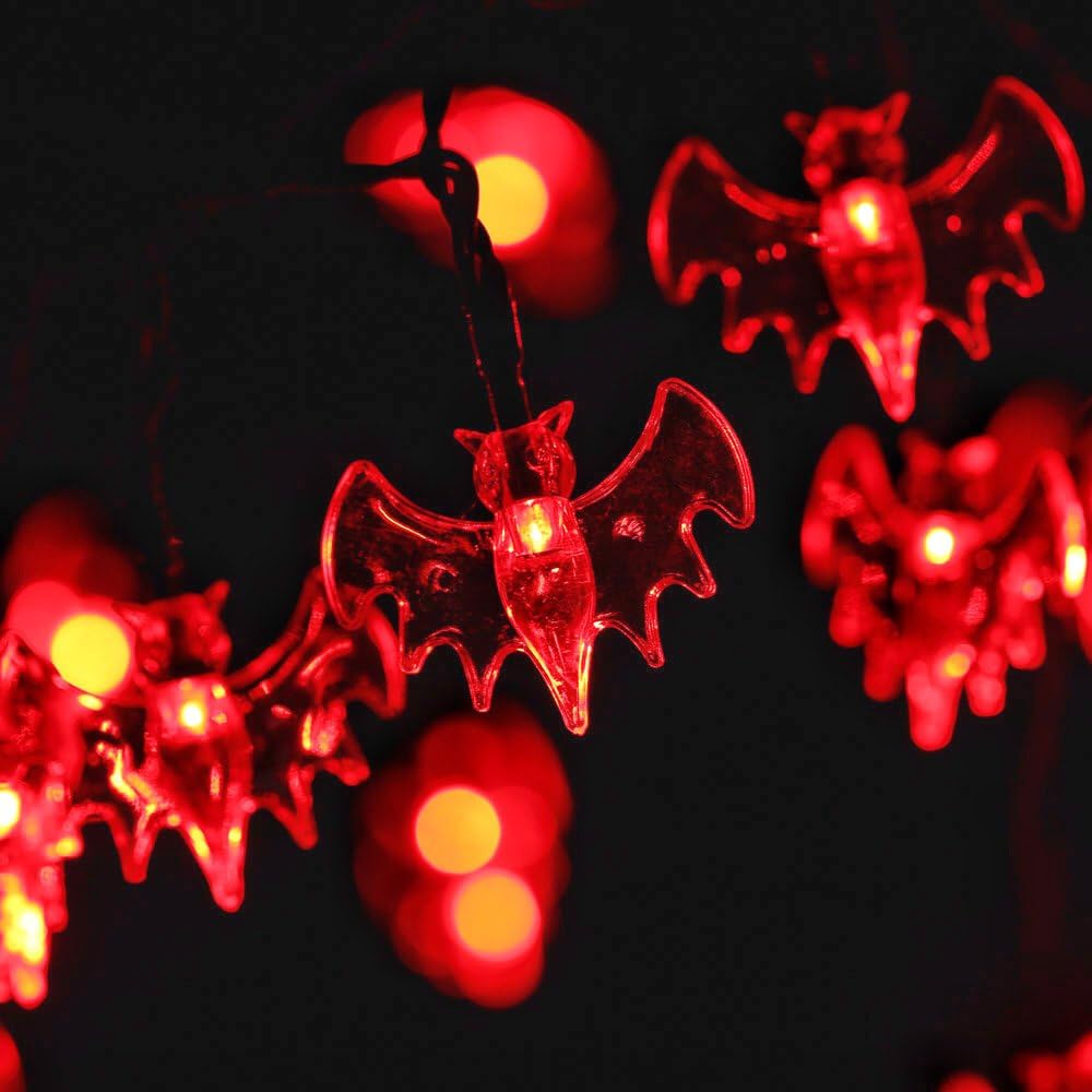 HAYATA [2017 New Improved] Bat String Lights 20 LED 7.2ft