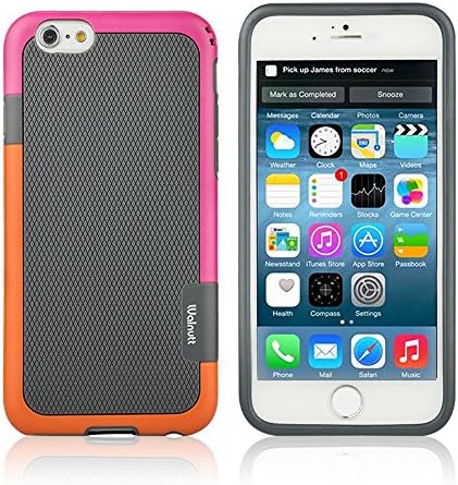 iPhone 6 Plus Case, MC Fashion [Walnutt Series II] Scratch Protection,Simple, Elegant, Protective Case for iPhone 6 Plus (5.5) (2014) ONLY (Dark Gray)