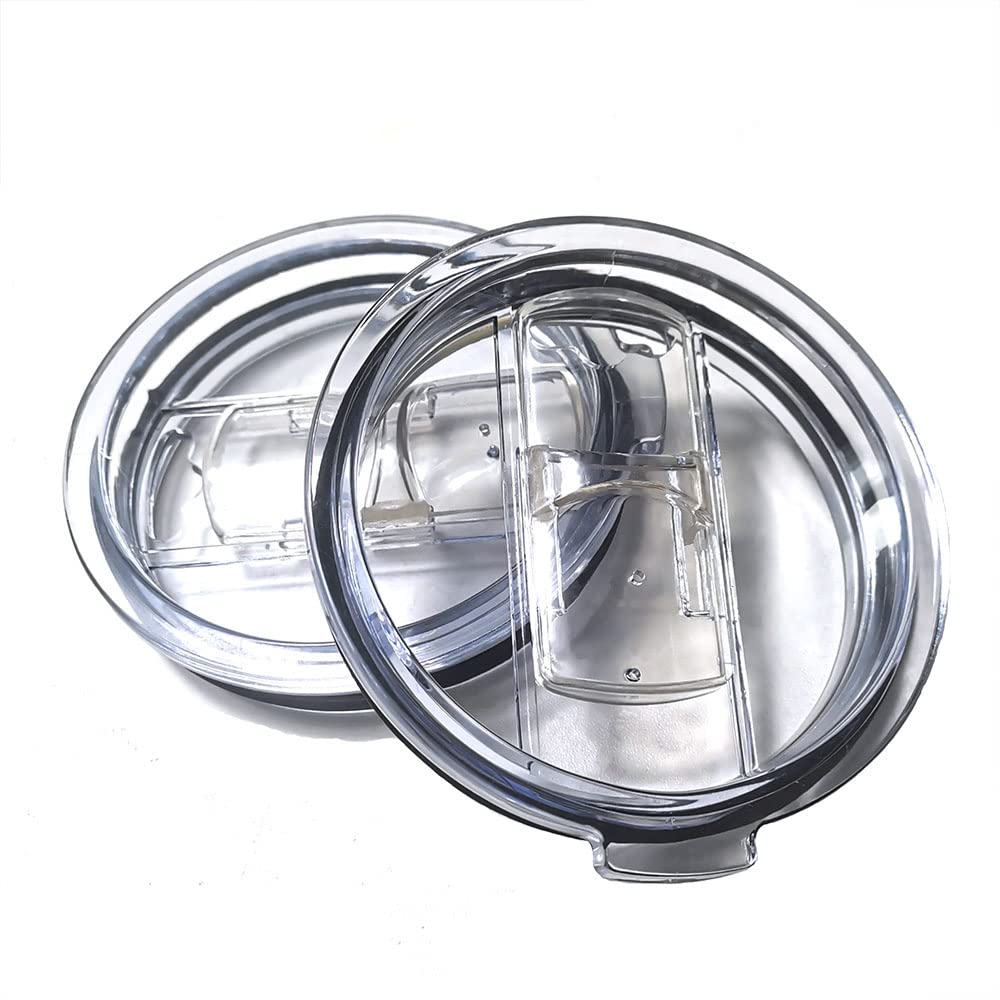 Photo 1 of 20 oz Tumbler Lids, PIVHWIR 2 Pcs Cover Replacemen Spill-proof Splash Resistant Travel Mug Lid Fits for Inner diameter 3.15 INCH Yeti Rambler, Ozark Trail, Old Rtic