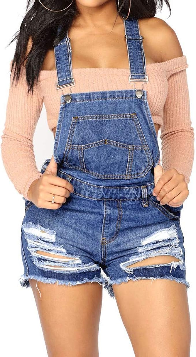 denim rompers for juniors