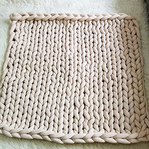 Casaphoria Arm Knitting Yarn Chunky Braid Cotton Yarn for Handmade DIY  Throw Blanket Pet Bed,Machine Washable,