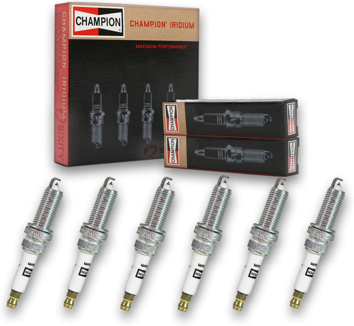 6 pc Champion Iridium Spark Plugs for 20072008 Infiniti